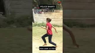 Girls Police Bharti High Jump  3.3feet l HP Police constable Recruitment