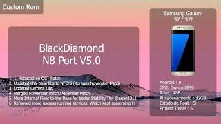 How to Install S7 / S7 Edge | Black Diamond V9.0 | N8 Port - One UI | Android 9 Pie ROM