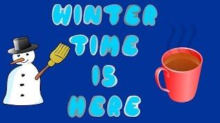 CHILDREN'S WINTER SONG!!! | WINTER TIME IS HERE | SEASONS | Mr Eddy Spaghetti