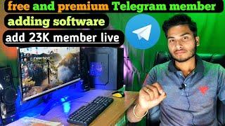 Telegram Member Adder Software 2021  How to Add UNLIMITED Members in Telegram Group [premium, free]