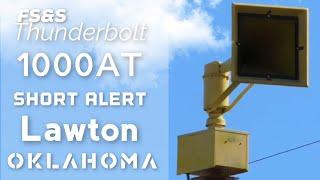 FS&S Thunderbolt 1000AT | Short Alert | Lawton, OK ( Comanche Co. Tornado Siren Test ) 1/18/21