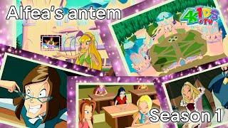 Winx Club 1 (4Kids) | Alfea school anthem clip 4K