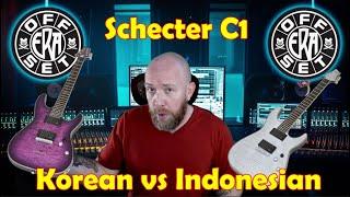 The Schecter C1 Platinum Korean vs Indonesian shootout!