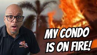 My Condo Is On Fire! Daily Life Pattaya Thailand.