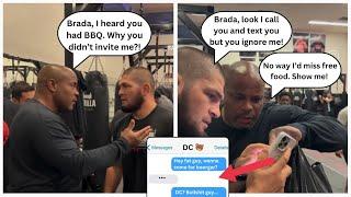 Khabib & DC Reunite: DC Calls Out Khabib for No BBQ Invite!