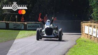 Jay Leno drives the mighty Napier-Railton at Goodwood