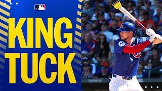 CROWNED!  Kyle Tucker hits his 1st Spring Training homer with the Cubs! (Ft. PCA's reaction )