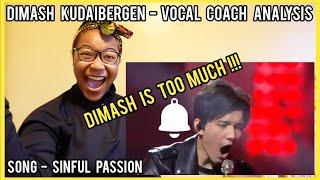 Is He Actually For Real? DIMASH SINFUL PASSION | Vocal Analysis #dimash #sinfulpassion #reaction