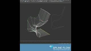 Spline Flow – Smooth Flow from Spline to Spline. Parametric Spline Modeling plugin for 3Ds Max