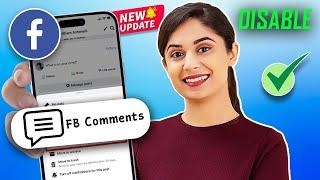 How To Turn Off Comments On Facebook Profile Picture 2024 | Disable Comments on FB