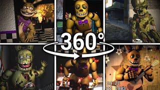 360°| Springtrap/Spring Bonnie Compilation!! - Five Nights at Freddy's [SFM] (VR Compatible)