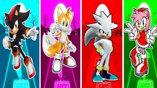 Shadow The Hedgehog 3Tiles Dash Silver SonicAmy RoseWho Will Win The Best InTileshopedmrush...️