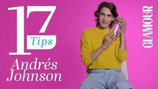 El tiktoker Andrés Johnson se ríe del mundo con sus 17 tips | Glamour México y Latinoamérica