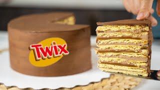 Торт "TWIX" ЛЮБИМЧИК всех детей МЯГКИЙ и ПЕСОЧНЫЙ торт - Я - ТОРТодел!