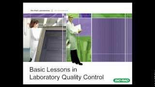 Introduction -- Basic Lessons in Laboratory Quality Control