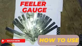 Feeler Gauge || What is Feeler gauge || Working| How to use