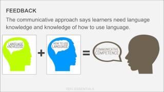 TEFL: What is the communicative approach?