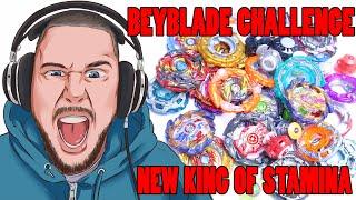 THE ULTIMATE BEYBLADE CHALLENGE TO MAKE A NEW KING OF STAMINA BEYBLADE!