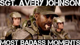 Halo - Sergeant Avery Johnson - Best Funniest and Most Memorable Moments (Halo 1-3, ODST)