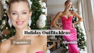 Holiday Outfits 2021 / EXPENSIVE vs AFFORDABLE / THE MODEL CLOSET / Vita Sidorkina