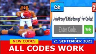 *NEW CODES* [UPD] Boxing Clicker Simulator ROBLOX | ALL CODES | Sept. 21, 2023