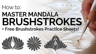 Brushstrokes Mastery Masterclass | Learn the Basics of Mandala Brushstrokes with @loveanddots