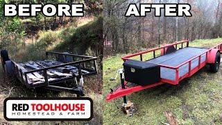 Complete UTILITY TRAILER  Rebuild in 10 Minutes!