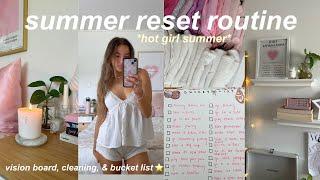 SUMMER RESET  vision board, bucket list, & closet cleanout
