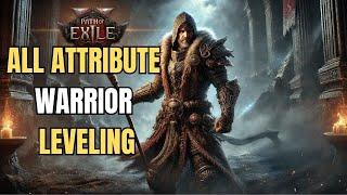 Path of Exile 2 The BEST All Attribute Windblast Warrior Leveling Build