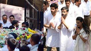 Bollywood Stars At Suniel Shetty's Father's funeral