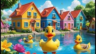 Ducks Go Quack and Fish Go Swish | Fun Toddler Animal Sounds Song | Catchy Nursery Rhyme
