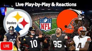 Steelers vs. Browns Live Stream Game Reaction...https://youtu.be/ucE6F2lbPC4