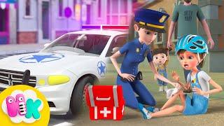 شرطة الاطفال ‍️ سيارة شرطة اطفال  HeyKids Arabic - أغاني أطفال