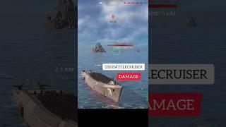 USS Battlecruiser 2000 Damage | Modern Warships: Naval Battles #shorts