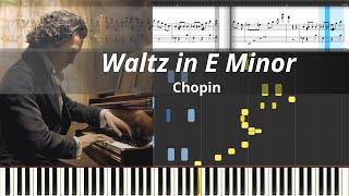  Chopin - Waltz in E Minor Piano Tutorial #piano #pianotutorial