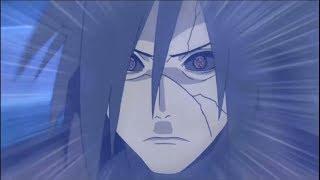 Madara reverts his Rinnegan into Eternal Mangekyo Sharingan