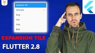 Flutter Tutorial - ExpansionTile and ListTile [2022]