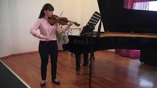 Kateryna Popovych - J.S.Bach: Loure Violin Partita No.3 in E major BWV 1006