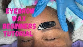 Eyebrow Wax Tutorial