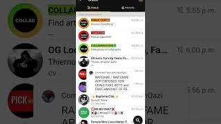 RAPFAME / RAP FAME APP EXPOSED FOR USING FAKE BOTS and FAKE AMOUNT OF PEOPLE USING CHAT.