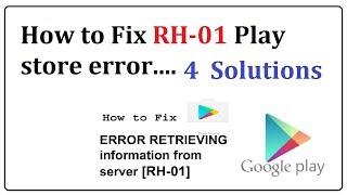 play store error retrieving information from server rh 01