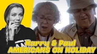 AMERICAN REACTS TO HARRY AND PAUL AMERICAN TOURISTS | LADY RAE | AMANDA RAE