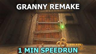 Granny Remake - NEW UPDATE - 1 MINUTE Speedrun! (v3.5) (World Record) Practice