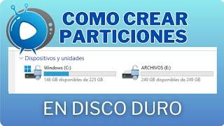 Como crear particiones en el disco duro 2024