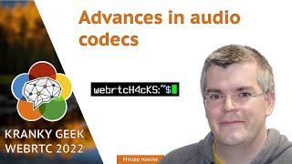 Advances in audio codecs