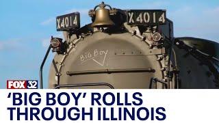 'Big Boy' train makes whistle stops in Illinois