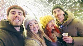 Christmas Lights Festival With The Whole Family & Ice Skating | Vlogmas Day 20