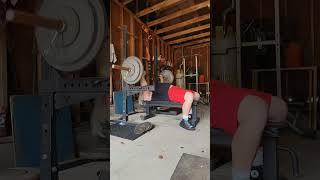 Bench Press 215lbs 3 reps work set #3