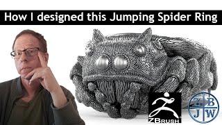 Jumping Spider Ring