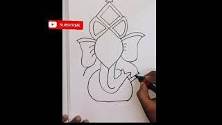 #drawing Ganesh easy drawing pencil sketch